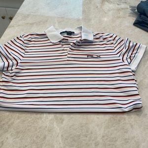 Mens RLX striped polo M